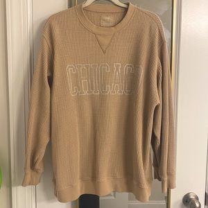 Waffle Knit Chicago Sweatshirt